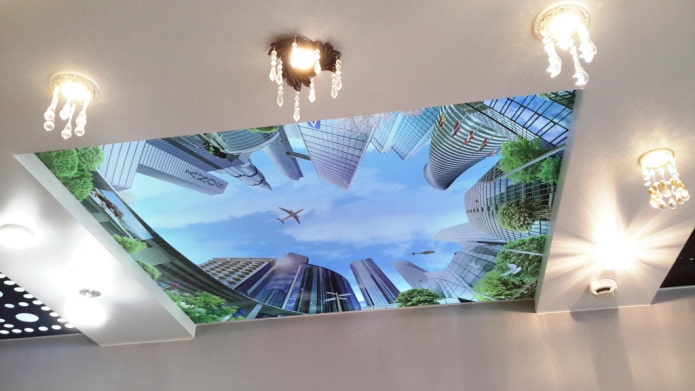 techo con una panorámica de la ciudad