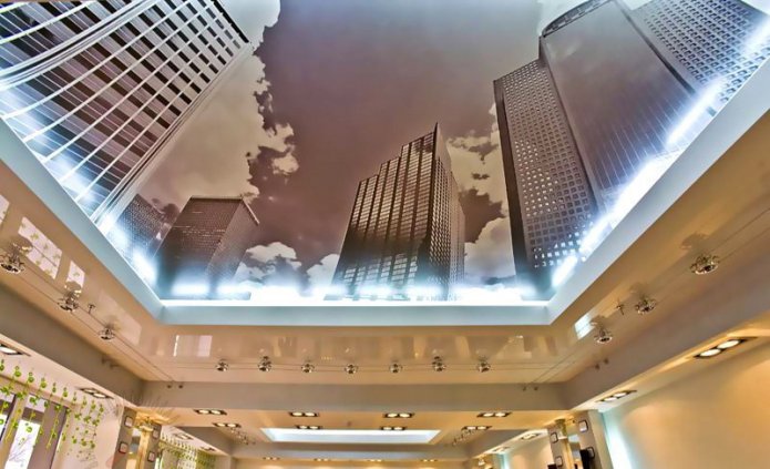 techo con panorama urbano