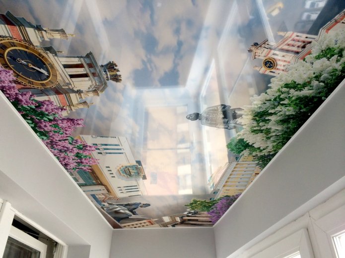 techo que amplía visualmente una habitación pequeña