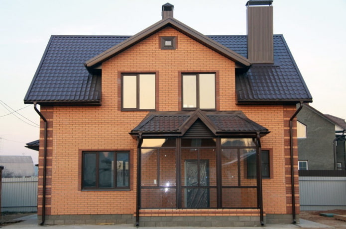 brick facade finish