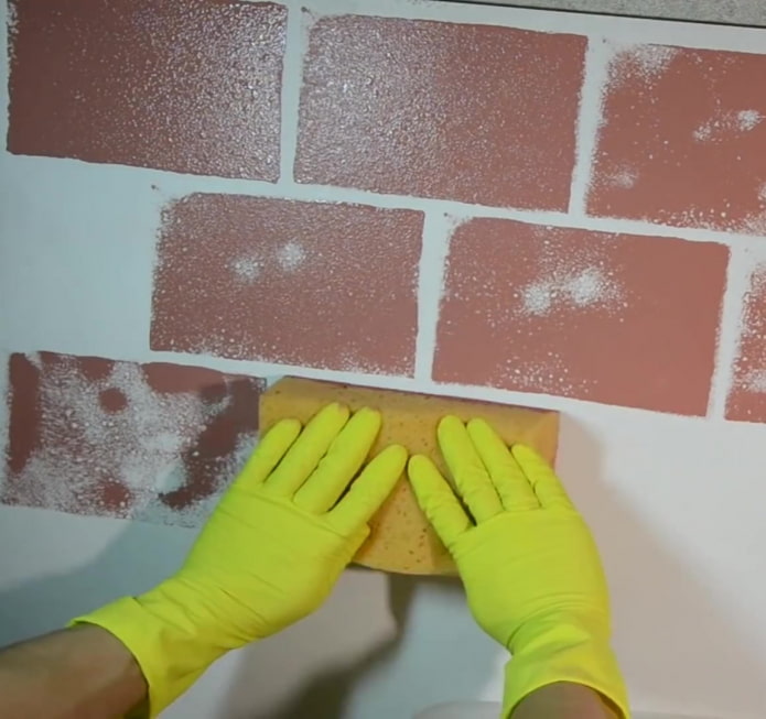 imitación pared ladrillo