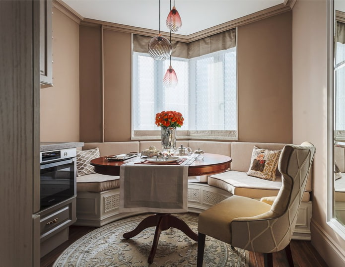 Cocina en estilo neoclásico