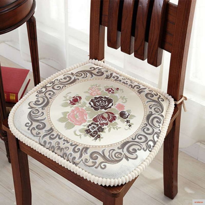 almohadilla de alfombra para asiento de silla