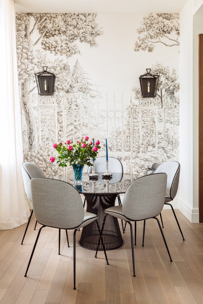 fresco en la pared