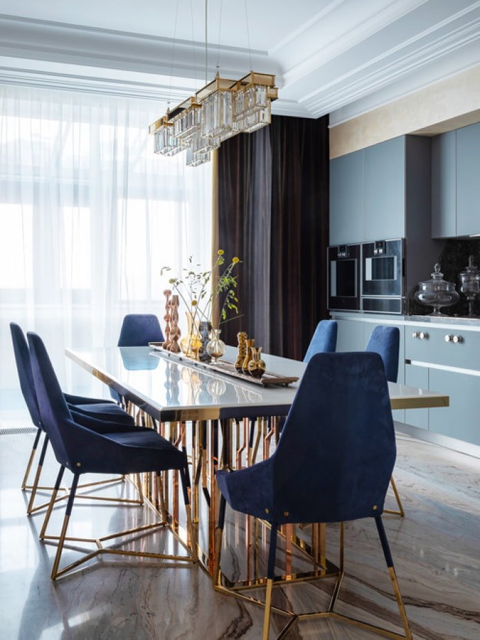 muebles dorados