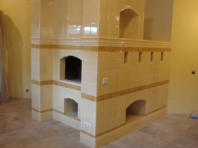 tiles on the oven