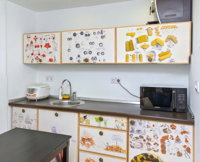 Decoupage en la cocina