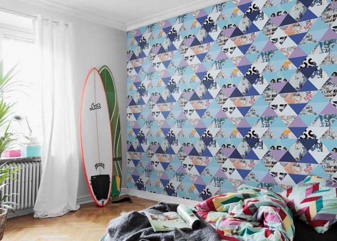 Habitación infantil con tablas de surf