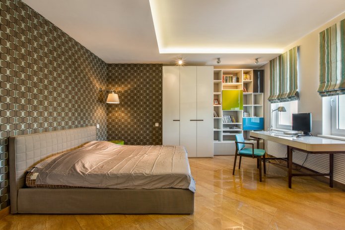 Dormitorio en tonos suaves