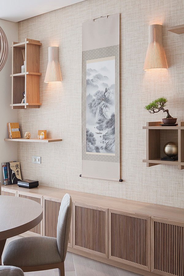 Papel pintado de estilo japonés