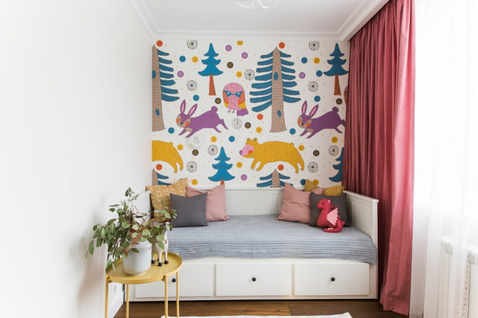 Papel pintado para la habitación infantil