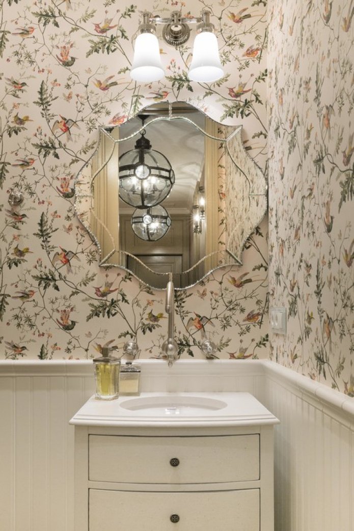 papel tapiz para el baño