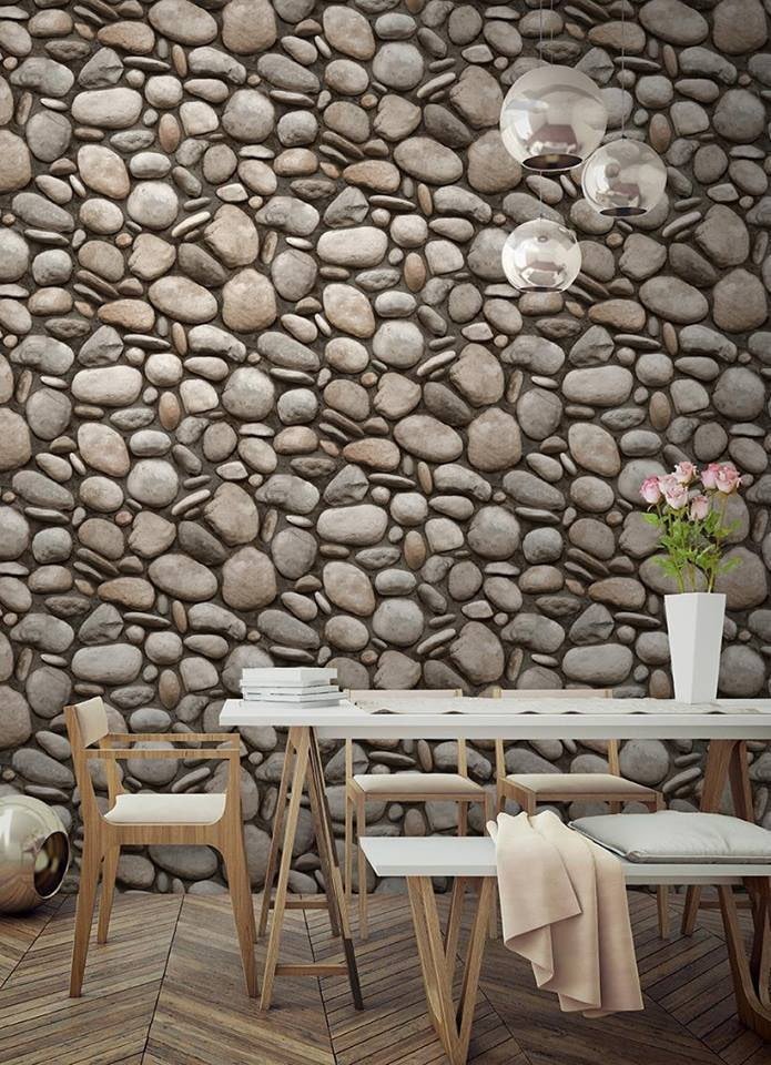 papel pintado de piedra