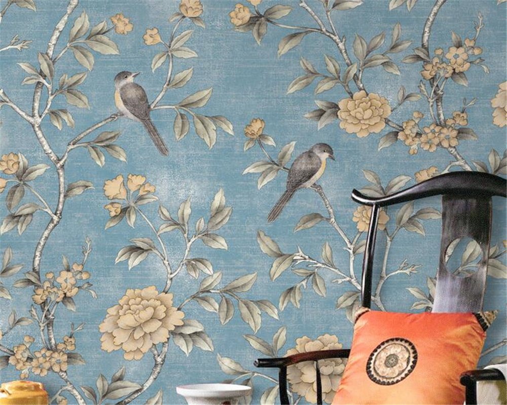 papel pintado azul