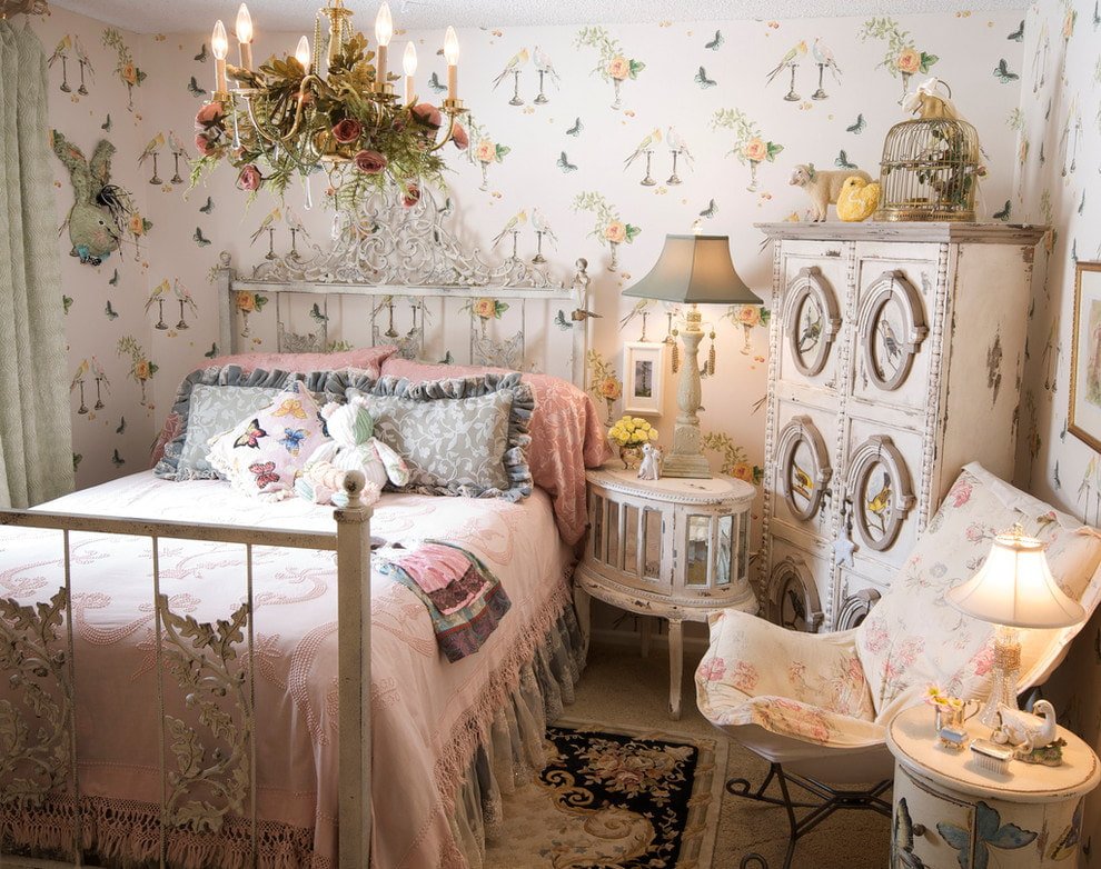 dormitorio de estilo provenzal