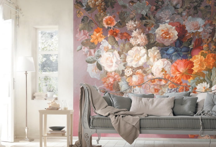 opción de combinación de diferentes flores