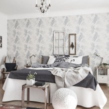 Gris Papel pintado: combinaciones, diseño, elección de muebles y cortinas, 101 fotos del interior-3