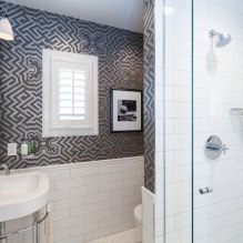 Papel pintado gris: combinaciones, diseño, elección de muebles y cortinas, 101 fotos en el interior-33