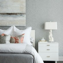 Papel pintado gris: combinaciones, diseño, elección de muebles y cortinas, 101 fotos en el interior-19