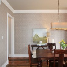 Papel pintado gris: combinaciones, diseño, elección de muebles y cortinas, 101 fotos en el interior-13
