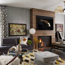 Papel pintado gris: combinaciones, diseño, elección de muebles y cortinas, 101 fotos del interior-9