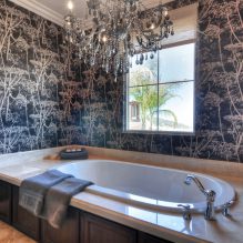 Papel pintado gris: combinaciones, diseño, elección de muebles y cortinas, 101 fotos del interior-23