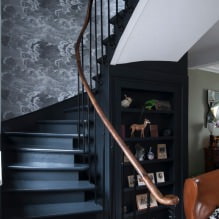 Papel pintado gris: combinaciones, diseño, elección de muebles y cortinas, 101 fotos en el interior-4