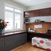 Papel pintado gris: combinaciones, diseño, elección de muebles y cortinas, 101 fotos en el interior-12