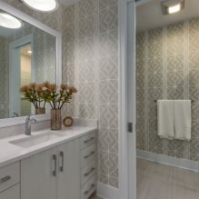 Papel pintado gris: combinaciones, diseño, elección de muebles y cortinas, 101 fotos en el interior-11