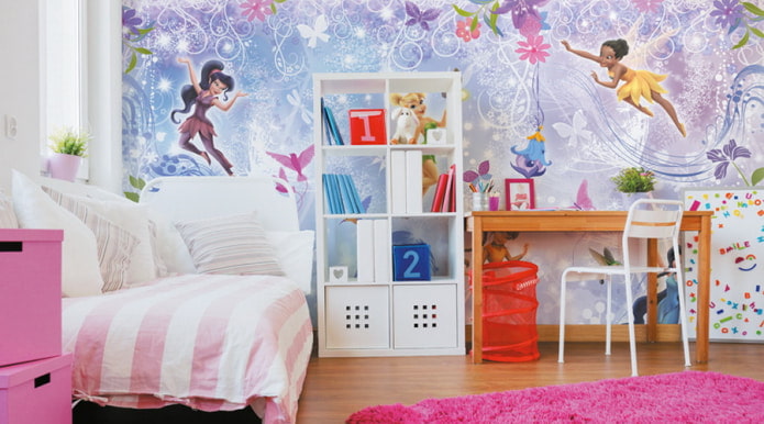 Papel pintado con hadas