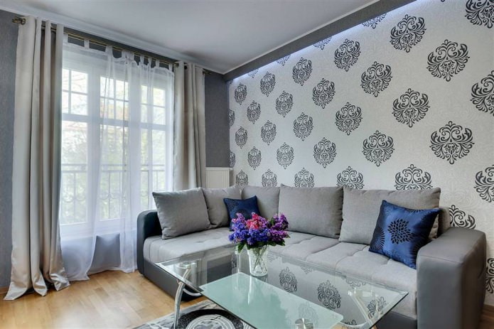 salón con sofá esquinero