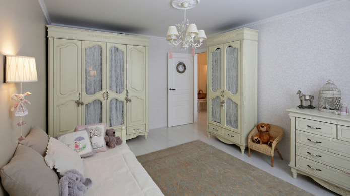 habitación infantil de estilo provenzal