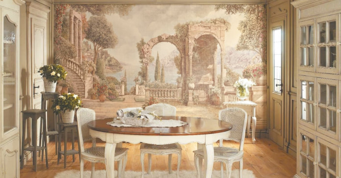 comedor en estilo provenzal