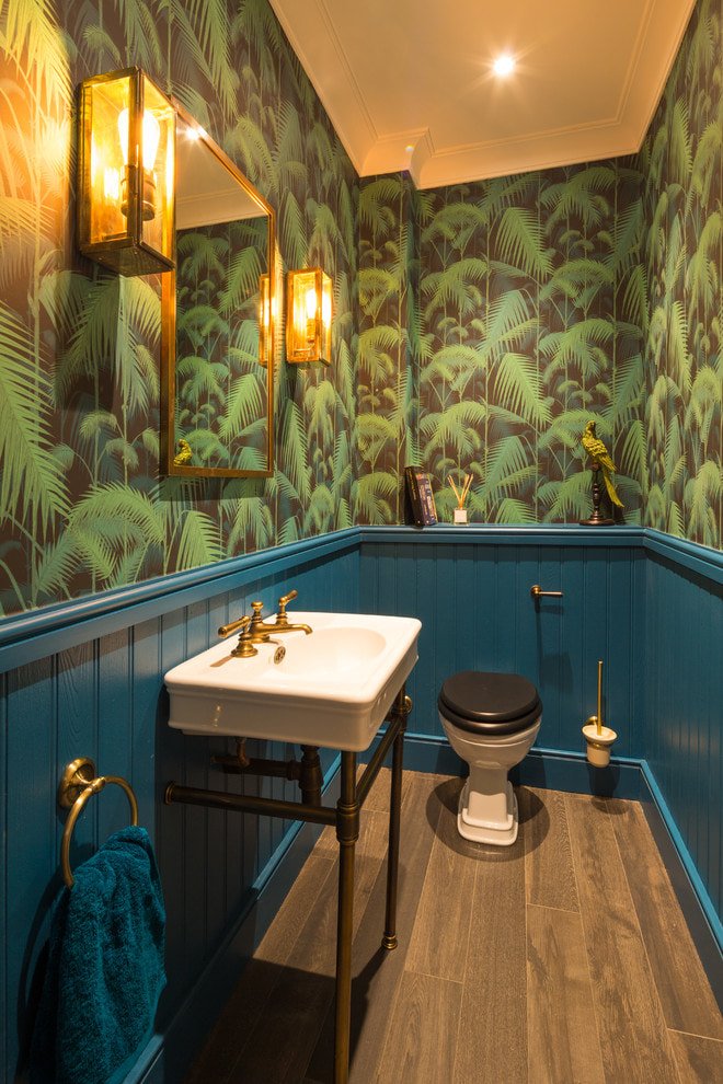 papel pintado verde