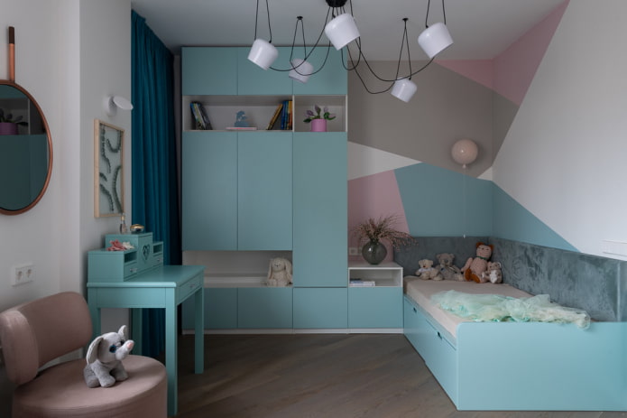 Armario en la habitación infantil
