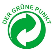 Der Grune Punkt (Green Dot) marked