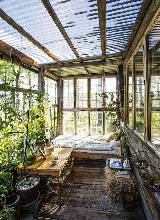 Dormitorio en la veranda