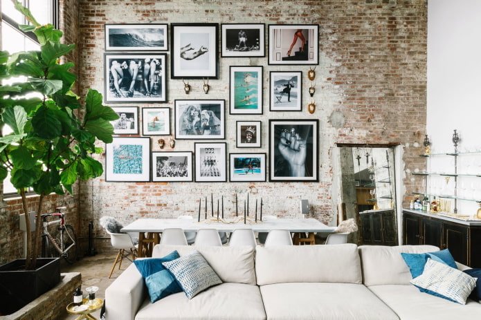 fotos en un interior de estilo loft
