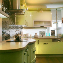 Diseño de cocina verde oliva-3
