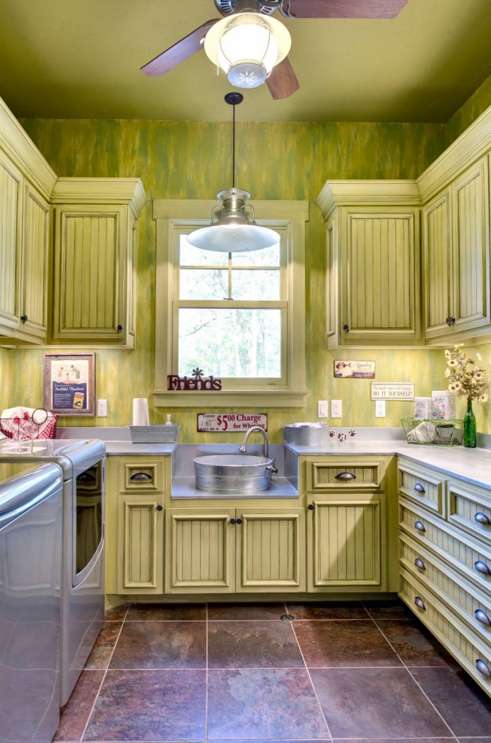 cocina de estilo campestre