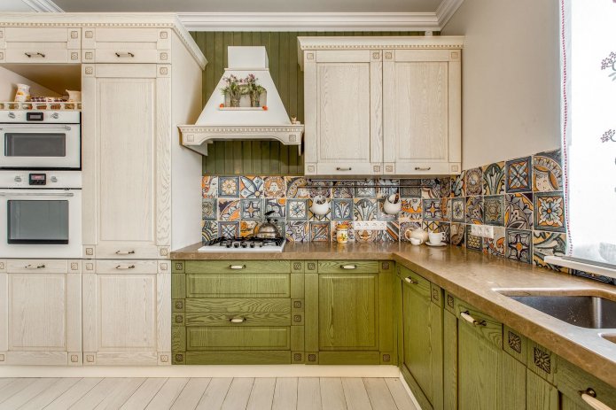 azulejos orientales para delantal