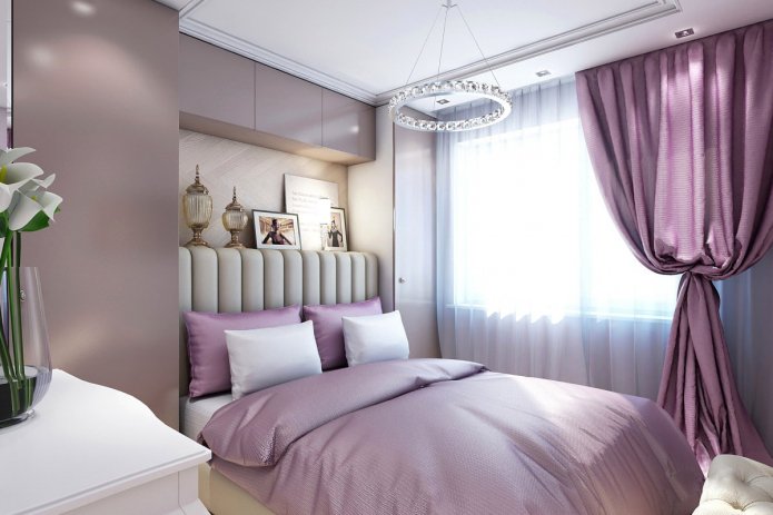 Cortinas en el dormitorio