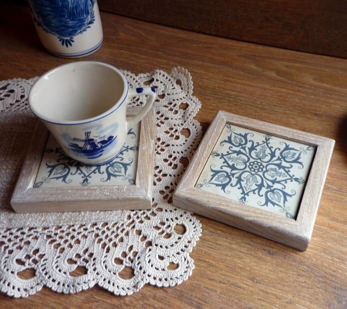 Posavasos enmarcados