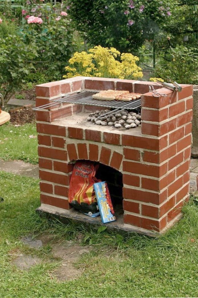 Barbacoa de ladrillo