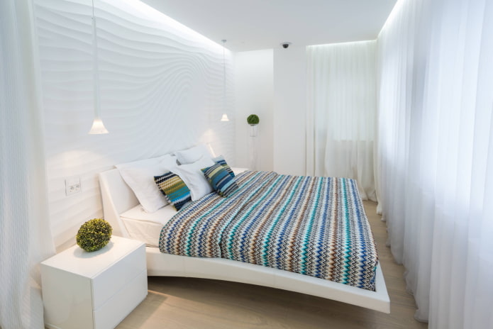 iluminación de un dormitorio pequeño