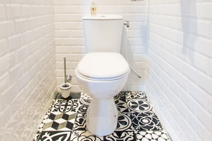 suelo luminoso en el baño