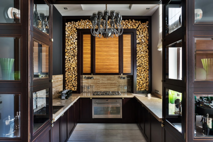 Mueble de cocina en forma de U