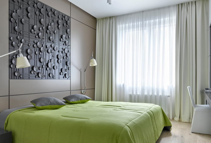panel de pared en el interior de estilo moderno