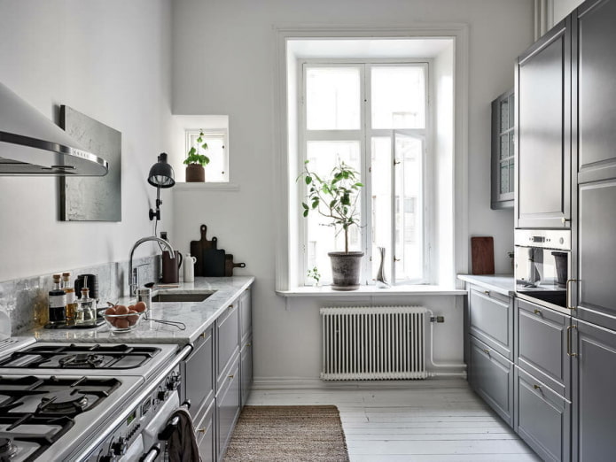 Cocina de estilo escandinavo