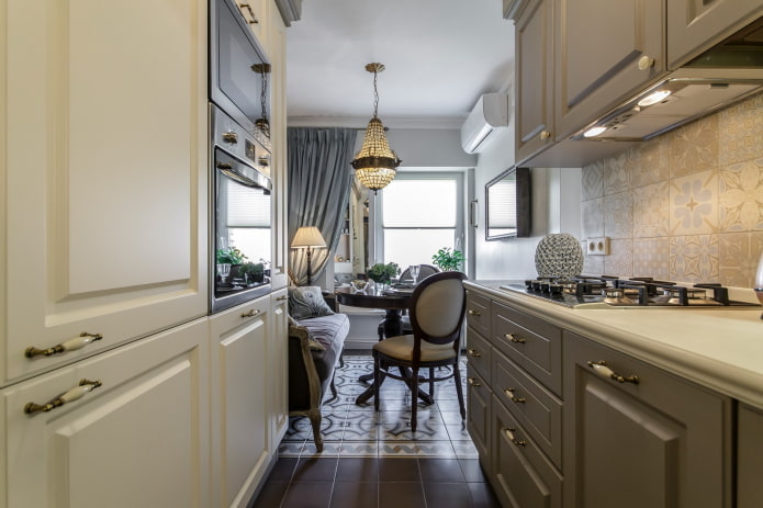 cocina de estilo clásico